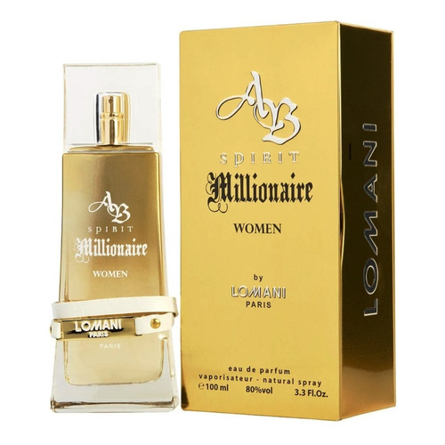 Lomani Spirit Millionaire Mujer Edp 100ml Silk Perfumes Volumen de la unidad 100 mL