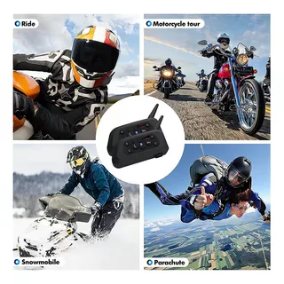 Comunicador Capacete V6 Plus 2 Unidades / Par Bluetooth 5.0