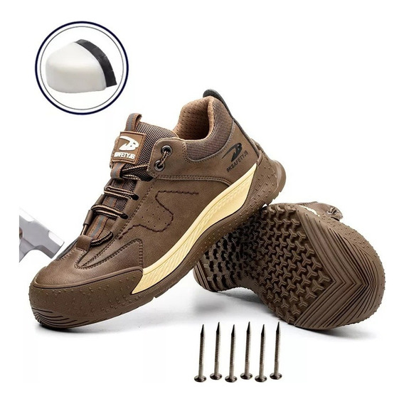 Tenis Industriales Hombre Seguridad Trabajo Casquillo Jb676