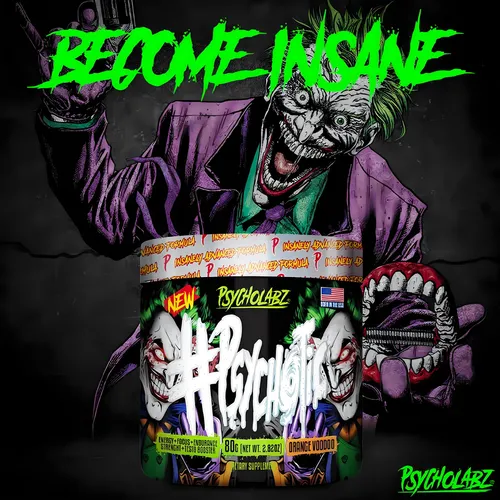 Pre Treino Psychotic - Orange Voodoo - 150g - Psycholabz | Parcelamento sem  juros