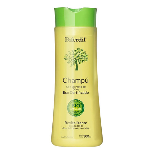 Shampoo Biferdil Extracto De Oliva X 300 Ml