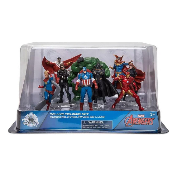 Play Set Deluxe Marvel Avengers 9 Figuras Nuevo Y Original