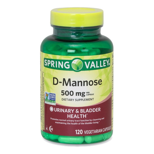 D-mannose Salud Del Tracto Urinario 120 Caps Spring Valley Sin sabor