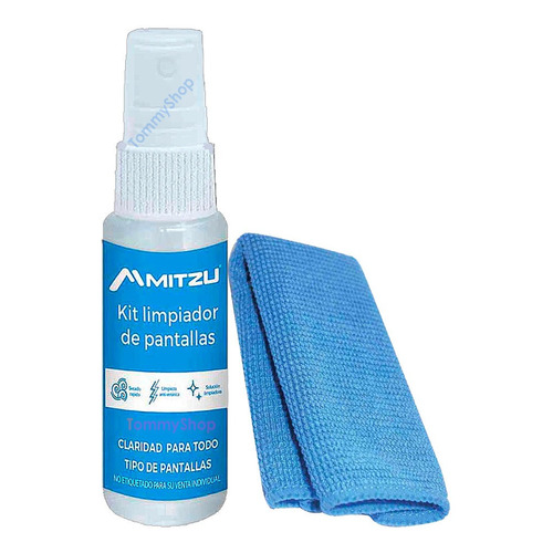 Limpiador D Pantallas Portatil Spray Paño Antiestatico Viaje