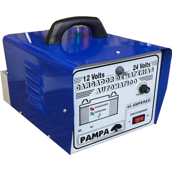 Cargador Automático Auto Pampa Tensión 12v - 24v - 40 Amp Garantía 5 Años