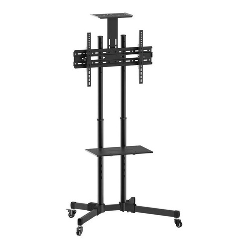 Soporte Para Tv Pedestal Móvil Con Ruedas Para Tv 32 A 70'' Color Negro