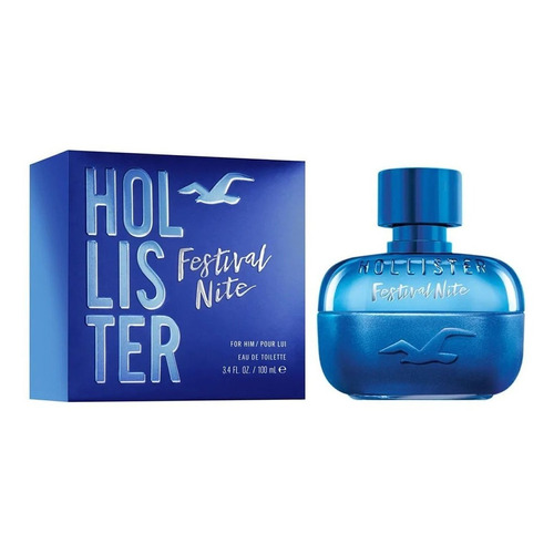 Perfume Hollister Festival Nite 100ml Caballero ¡original¡