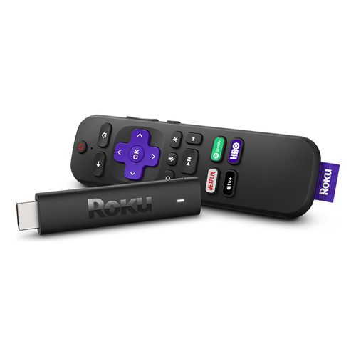 Roku Streaming Stick 4K 3820 de voz 4K negro con 1GB de memoria RAM