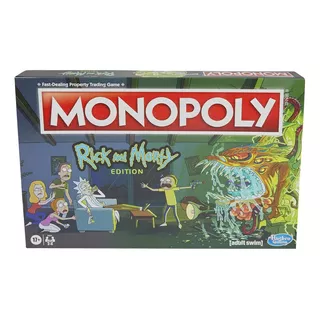 Hasbro Monopoly Rick And Morty Edition Rick And Morty Edition F4247 Inglés