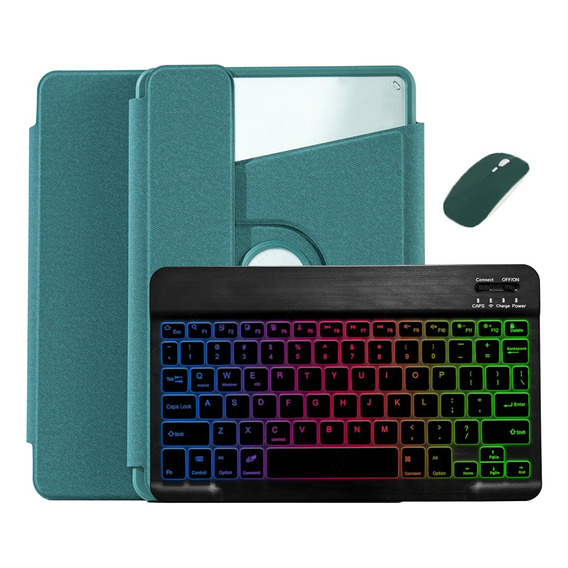 Funda Teclado Ratón Ñ Para iPad 10.2'' 9ª 8ª 7ª Generación