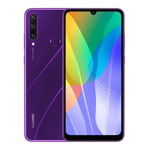 Huawei Y6p 64gb 3gb Ram Triple Cámara Sensor De Huella Color Phantom purple