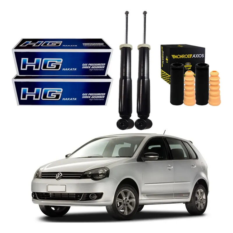 Kit Amortecedor Traseiro Polo 1.6 2.0 2012 A 2015
