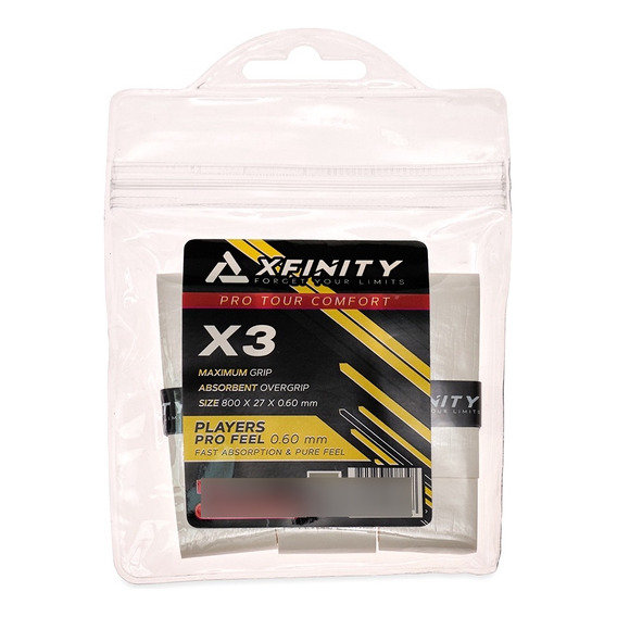 Overgrip Xfinity Pro Tour Tenis / Padel X3