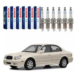  Jogo Velas Bosch Sonata 2.7 V6 2002 A 2003
