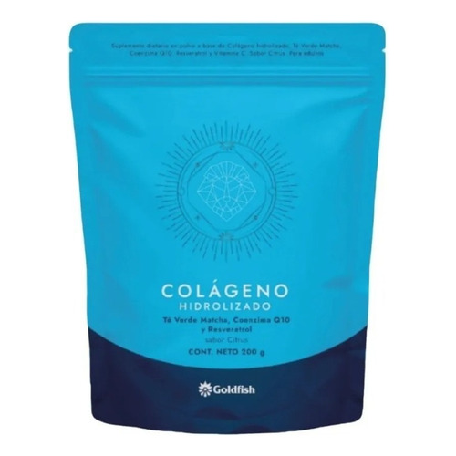 Colágeno Goldfish Con Té Verde Matcha, Q10 Y Resveratrol