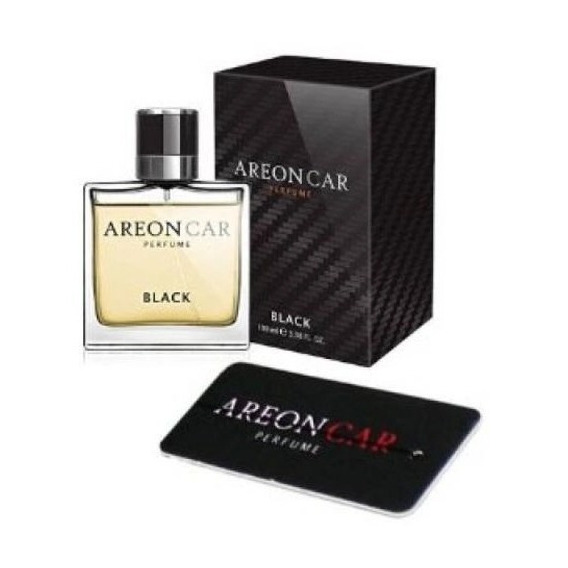 Ambientador Areon Automotive negro con perfume y difusor, 50 ml