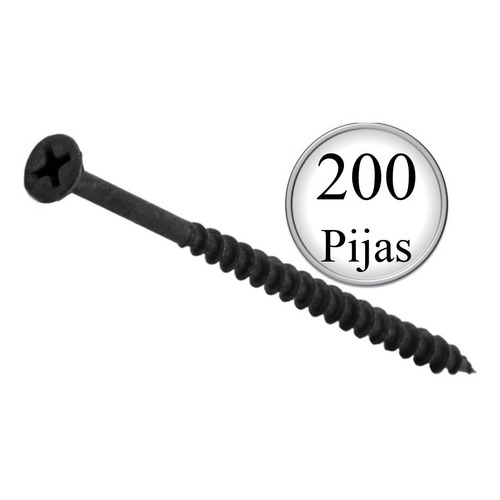 200 Pija Aglomerada Phillips Con Nib #10 X 2-1/2 P