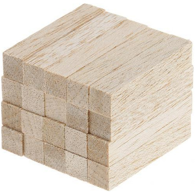 Palo De Madera Cuadrada Natural De 2 X 4 Tamaños Para Maquet