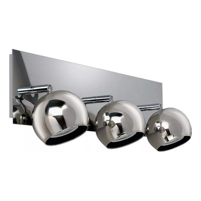 Aplique 1 Luz Bocha Cromo Led 220v Luz Desing.