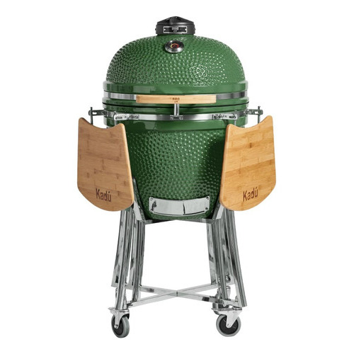 Parrilla Kamado Bbq Grill Kadu K27 Ahumador Ceramico Verde