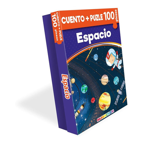 Libro Infantil Cuento Espacio + Puzle 100 Piezas Mundicrom