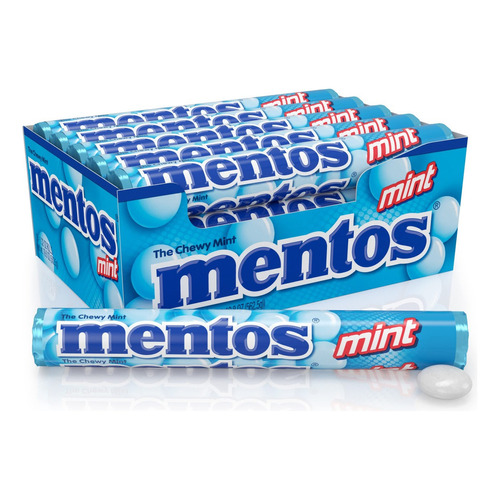 Mentos caramelos de menta 12 unidades