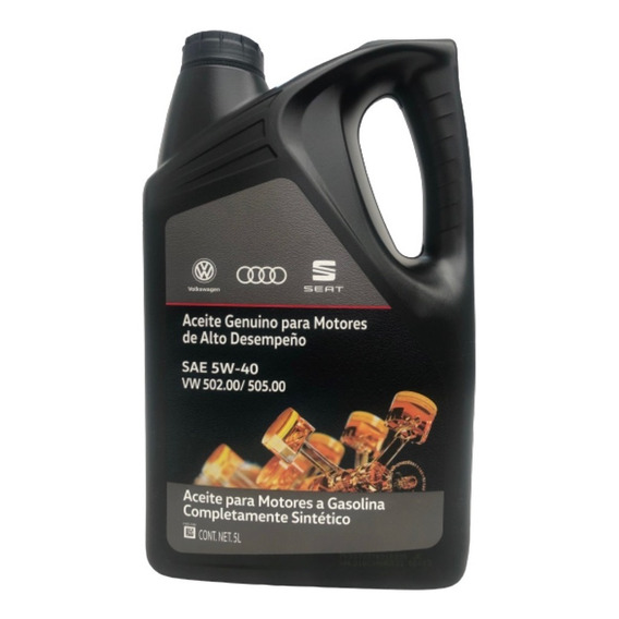 Garrafa Aceite Sintético 5w40 Gasolina  Grupo Vw Seat Audi 