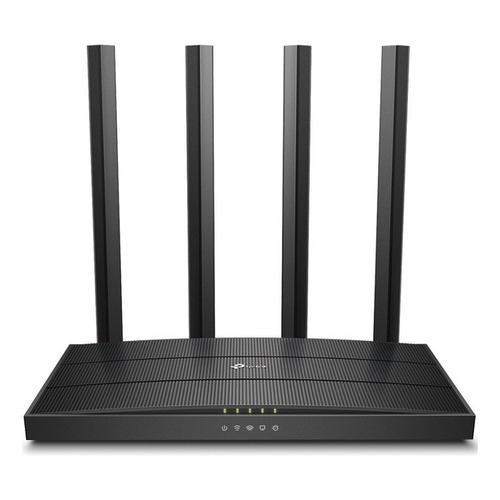 Router Wifi Tp Link C80 Doble Banda 4 Antenas Ac1900 Color Negro