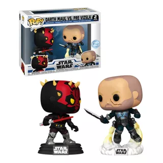 Funko Pop Star Wars Darth Maul Vs Pre Vizsla 2-pack