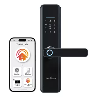 Cerradura Electronica Inteligente Chapa Digital Wifi Con Huella Códigos App Móvil Para Puera Exterior Tock Lock