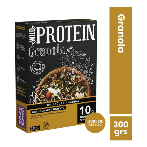Granola Wild Protein Crunchy 300 gr