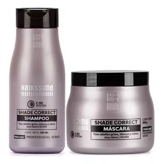 Kit Hairssime Shampoo Y Máscara Shade Correct Silver