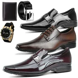 Kit Sapato Social Moda Evangélica Igreja Com Brindes 3 Pares no Mercado Livre com oferta e cupom de desconto