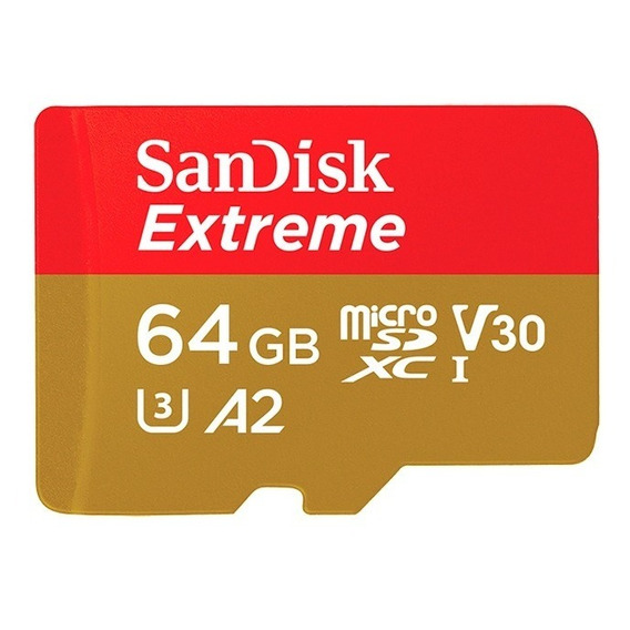 Sandisk Tarjeta Memoria Micro Sd 64gb Extreme 4k Microsdxc