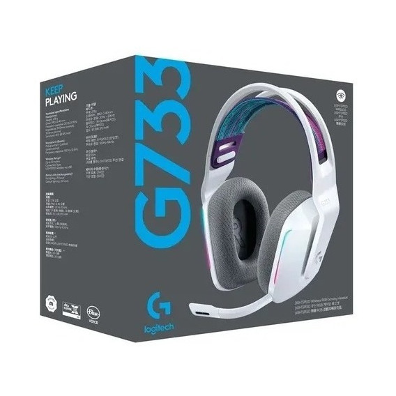 Auriculares Logitech G733 Rgb Wirelees Con Blue Voice