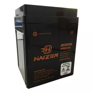 Bateria De Moto 2.5ah Cg/today/titan/xls (seca) - Hzrx2.5-bs