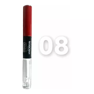 Labial Indeleble A Prueba De Agua Deborah Milano Absolute Color 08