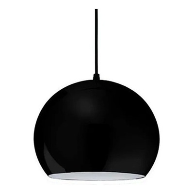Lampara Colgante 3 Luces Bocha 22cm Negra Led Luz Desing