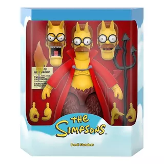 Devil Flanders The Simpsons Ultimates Figura Escala 7 PuLG