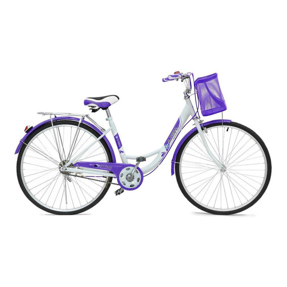 Bicicleta urbana femenina Altera BA RBIKE-002  2019 R26 M 1v freno caliper color morado con pie de apoyo