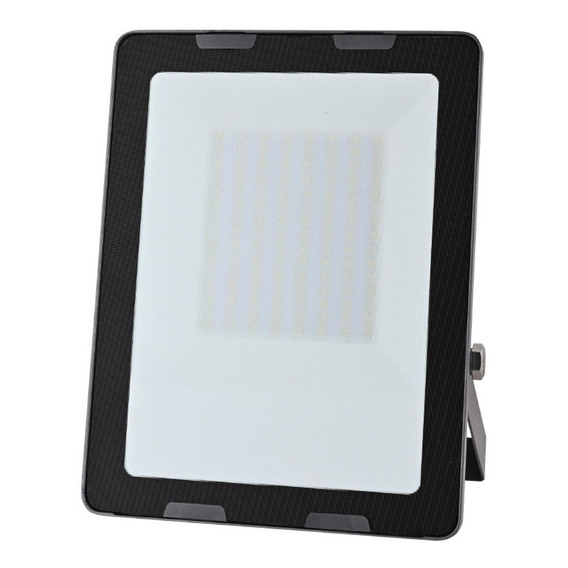 Reflector Led Exterior 100 W Luz De Día Ip65, Led Integrado Color de la carcasa Negro