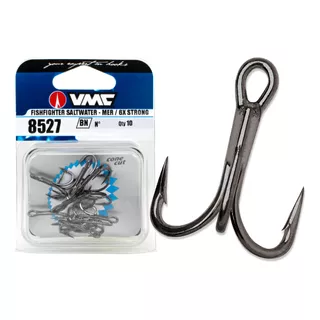 Garateia Vmc Fishfighter 6x Strong 8527 Black Nº1/0 - 10 Und