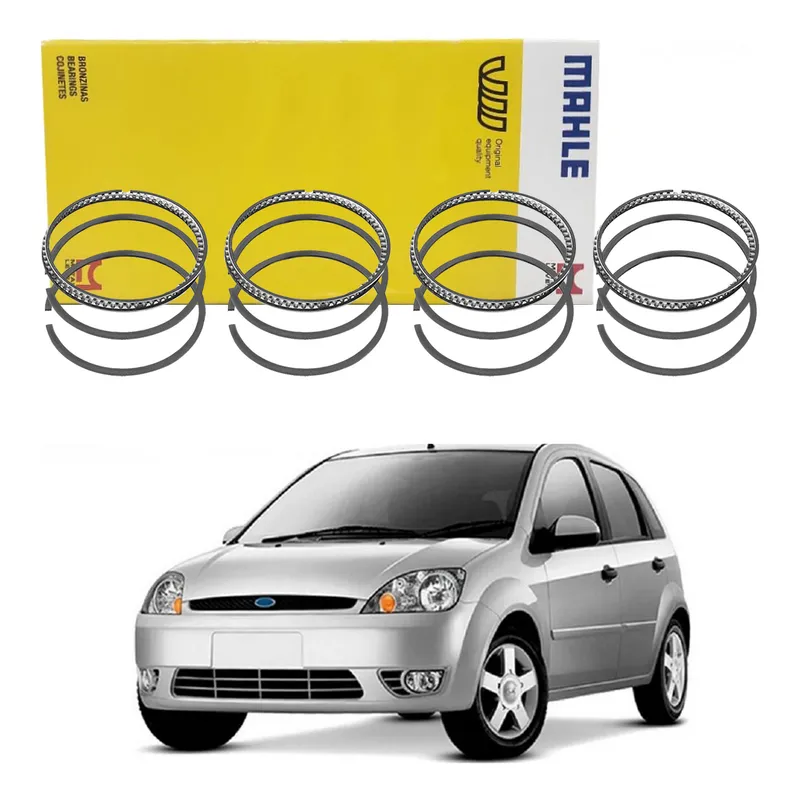 Jogo Anel Do Motor Std Fiesta 1.0 8v 2003 A 2006