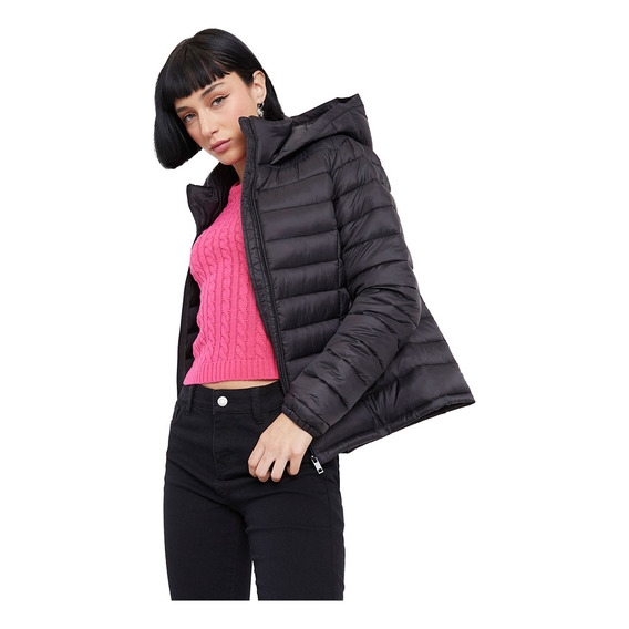 Parka Mujer Negro Corona