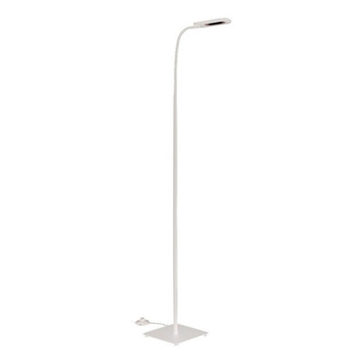 Lampara De Pie Neron  Flexible 1 Luz Moderna