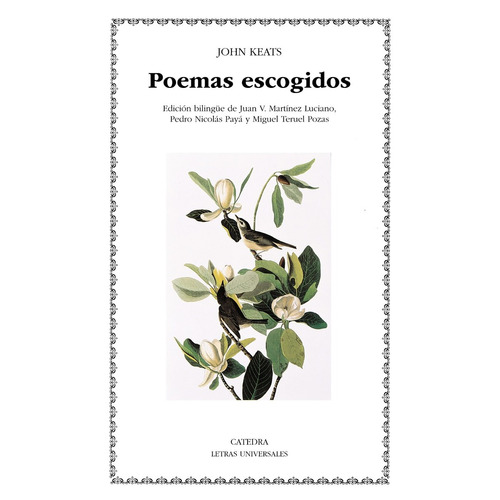 Poemas Escogidos - Edición Bilingue, John Keats, Ed. Cátedra