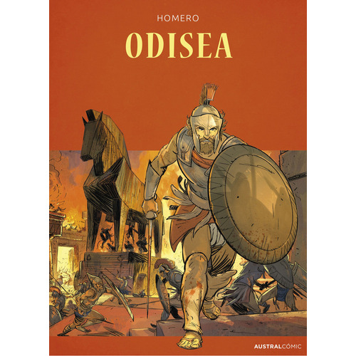 Odisea (comic): No Aplica, De Homero. Editorial Austral, Tapa Blanda En Español