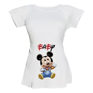 Blusa Para Embarazo Ranglan - Toon Baby Mickey