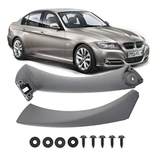 Puxador Porta Direita Bmw 320i 325i 330i 328i 2005 2012 Cor Cinza