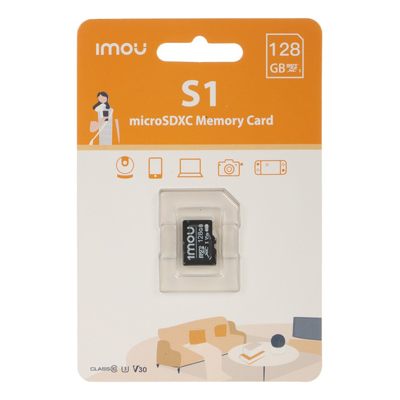 Tarjeta De Memoria Imou Microsd Sdhc S1 C10 Interior 128gb